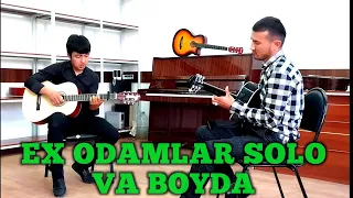 " EH ODAMLAR " GITARADA JONLI HASANBEK UKAMIZ BILAN BIRGALIKDA // ЕХ ОДАМЛАР АШУЛАСИ ЖОНЛИ ГИТАРАДА