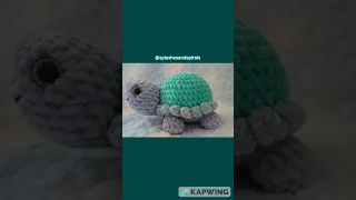 Crochet Amigurumi Tortoise Pattern : @allfromjade