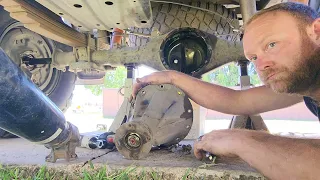 How to replace a hilux diff centre gasket same process on most differentials.