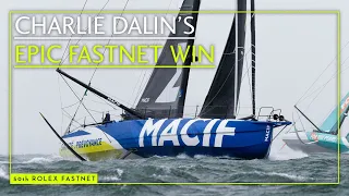 Another Fastnet record falls as Charlie Dalin takes monohull line honours