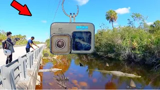 Dropped a GoPro Under the World's Most Dangerous Fishing Bridge!