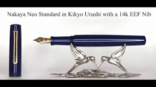 The Nakaya Neo Standard Fountain Pen in Kikyo Urushi