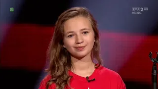 Ania Dąbrowska - The Voice Kids,,Przesłuchania w ciemno " +Wybór