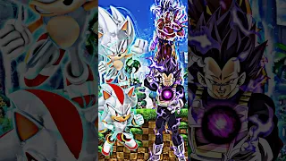 Sonic And Shadow Vs Goku Vegeta Who is Stronger