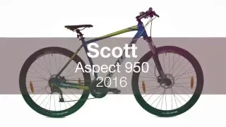 Горный велосипед Scott Aspect 950 2016. Обзор