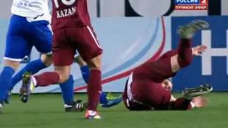 Гол Натхо в матче "Динамо М - Рубин" 0:2