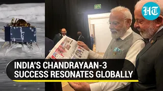 'Modi Is Out Of This World': PM Flaunts S African Newspaper's Headline On Chandrayaan-3