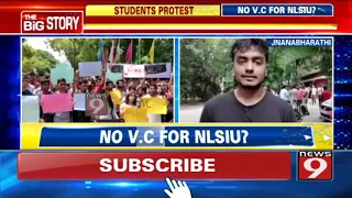 Students of NLSIU stage protest against the board