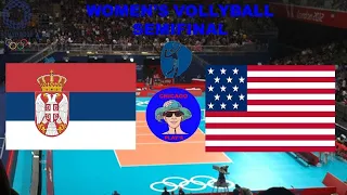 2020 OLYMPICS USA vs SERBIA SEMIFINALS WOMENS VOLLEYBALL LIVE GAME CHAT