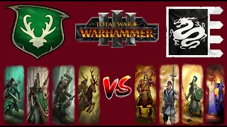 Right tools, poor execution | Wood Elves vs Cathay - Warhammer 3 Land battle