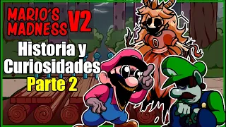 Mario's Mandness V2 Parte 2 Historia y Curiosidades FNF Mods B Yelion