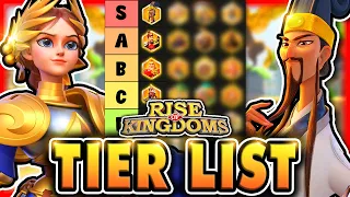 Рейтинг КАЖДОГО КОМАНДИРА в Rise of Kingdoms! Уровневый список Rise of Kingdoms 2023