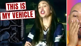 Another Entitled Drunk Woman Crashes And Flips Her Car Then Acts Like A Complete Brat - Reaction