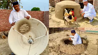 Unique Idea For Hens House | Dish Antenna House | Mubashir Saddique | Village Food Secrets