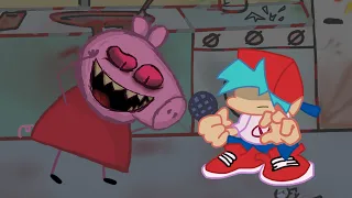 FNF vs PEPPA PIG.EXE (Muddy Puddles Funkin' Extra / Horror Week)