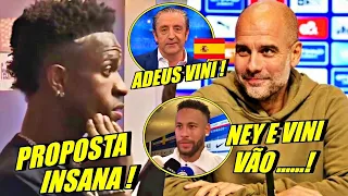 ESPANHÓIS EM PANlC0 !! VINI JR E NEYMAR TEM PROPOSTA BILIONÁRIA  E MAIS NOTICIAS DO FUTEBOL....