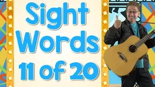 Sight Words | Ready to Read Sight Words | List 11 | Jack Hartmann