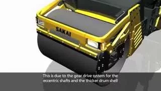 Sakai's ND Series Asphalt Rollers - Oscillation & Vibration