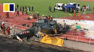 Parade training turns fatal in Malaysia helicopter collision