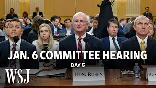 Watch Live: House Jan. 6 Committee Hearing | WSJ