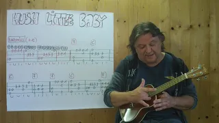 Fingerstyle UKULELE Lesson #382: HUSH LITTLE BABY (Traditional Lullaby)