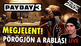 Payday 3 - 1.Rész (10 év után VÉGRE ITT a folytatás!) - Stark LIVE