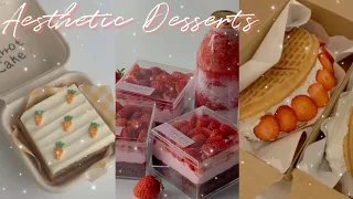 Aesthetic Desserts 🍨| Tiktok Compilation ☁️ | sky_ |