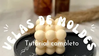 Cómo hacer velas de Moldes | Tutorial Completo | cera de alto punto de fusión.