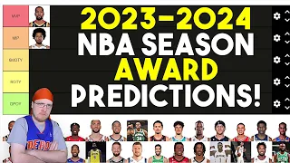 Official 2023-2024 NBA Season Award Predictions!