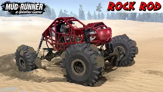 Spintires: MudRunner - ROCK ROD Driving On Sand In The Desert