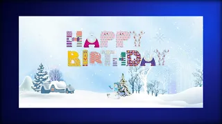 🎥❄️Поздравление с днём рождения ❄️зимой ❄️Happy birthday❤️️