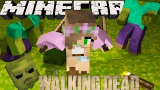 Little Kelly Minecraft - Minecraft The Walking Dead - LITTLE KELLY GOES ZOMBIE HUNTING!
