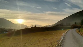 Leisurely Sunday walk to Moutier, Switzerland