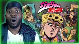 BEST ANIME ENDINGS!! | JoJo's Bizarre Adventure All Endings 1-11 | REACTION