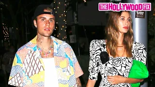 Justin & Hailey Bieber Are Asked About Their Pregnancy & Having Babies Together At Spago 8.24.21