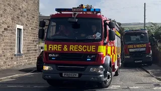 *RARE / FIRST CATCH* - Earby pump turnout - Lancashire Fire & Rescue Service