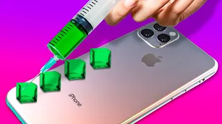 28 TOTAL COOLE IDEEN FÜR DEINE GADGETS || TELEFON-DEKO-HACKS