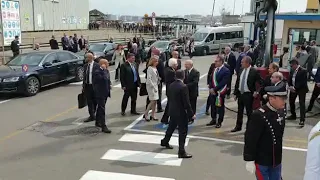 Castellammare, Mattarella alla cerimonia del varo della nave Trieste