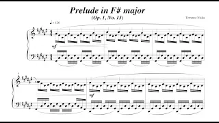 Prelude in F# major Op. 1, No. 13