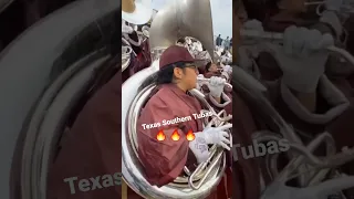 Texas Southern Tuba Section Leader -Jennifer Guzman- doing her thing 🔥   #hbcu #hbcubands #crankage