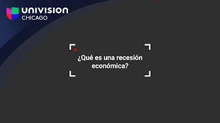 ¿Qué es una recesión económica?
