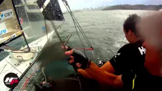 18' Skiff on Sydney Harbour