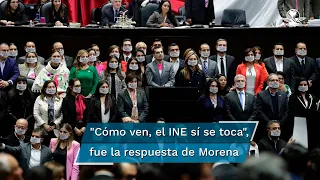 Aprueban Plan B de AMLO: “el INE sí se toca”, dice Morena a oposición