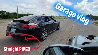 Straight piped Panamera Turbo S *vlog*