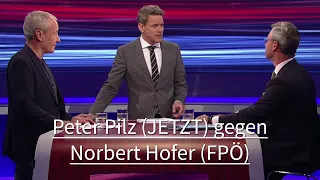 ORF Wahl 19 Duelle - Peter Pilz (JETZT) gegen Norbert Hofer (FPÖ)