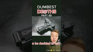 DUMBEST DEATHS - NOT SO RUSSIAN ROULETTE!! #shorts #viral #facts #new #viralshorts #stupid