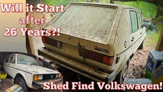 Will it Start? Diesel Volkswagen Rabbit Parked 26 Years Ago!