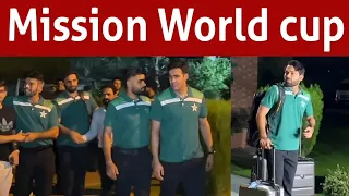 Pak team left for Ireland, England and World Cup