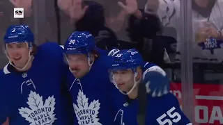 Auston Matthews Scores His 57th Of The Year For The Toronto Maple Leafs. Joe Bowen Call