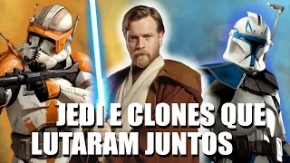 COMANDANTES CLONES QUE LUTARAM AO LADO DOS JEDI! - STAR WARS